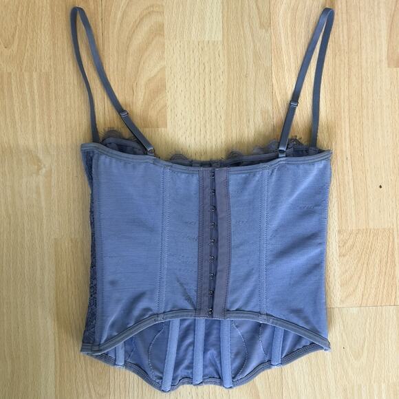 Out From Under Bustier Corset Top Lace Y2K Coquette Whimsigoth Romantic Fairy S - Picture 4 of 4